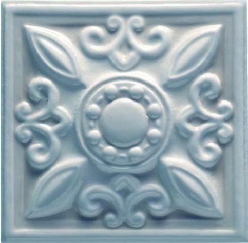 Декор Neoclassico Genziana 13x13 Essenze Ceramiche Grazia з колекції Essenze Ceramiche Grazia