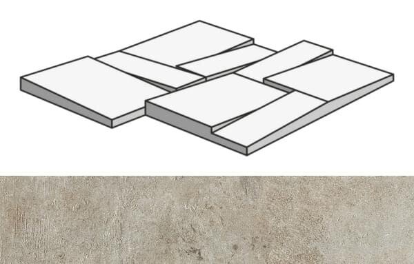 Мозаїка Ecru Mod. Mureto 3D 30x30 La Roche Rex з колекції La Roche Rex