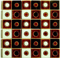 Мозаїка (30.4x30.4) V30A Foglio Tapis (perla/miele/tabacco) - Decors