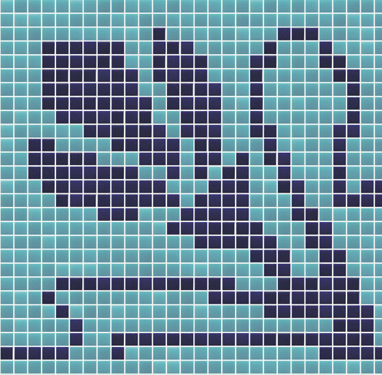 Мозаїка 2,5x2,5 Mare Magnum Med Tulip Glossy-Mediterranean Sea з колекції Mediterranean Sea Hisbalit