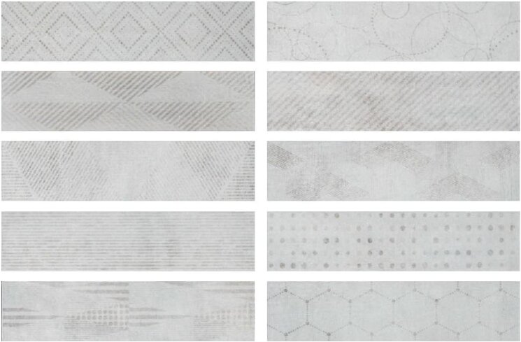 Декор Freeport Mix White 8.6x35 Docklands Cir з колекції Docklands Cir