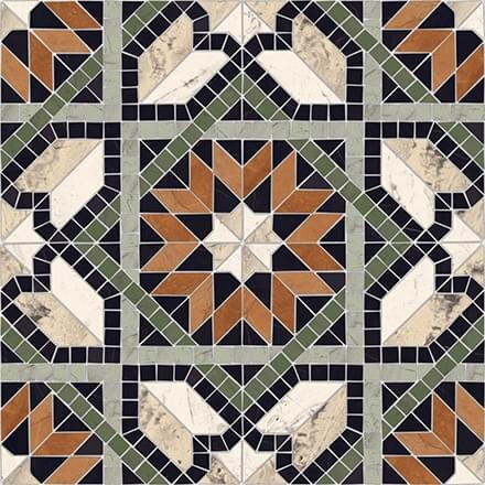 Декор Cilena PR Multicolor 43.5x43.5 Via Appia Vives з колекції Via Appia Vives Декор Cilena PR Multicolor 43.5x43.5 Via Appia Vives з колекції Via Appia Vives