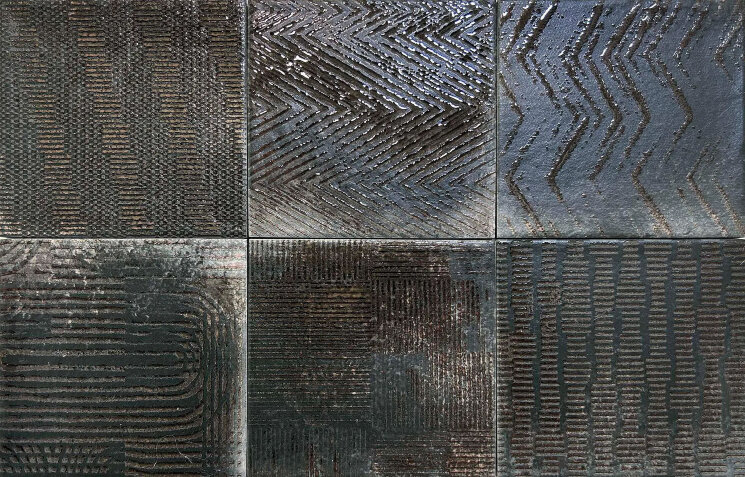 Плитка Beret Coal Matt Decor - 12x12 MAY00918 Beret з колекції Beret Mayolica