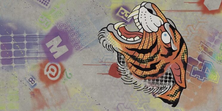 Декор Decoro Tiger Silver 160x320 Hyper Flaviker з колекції Hyper Flaviker