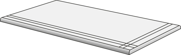 Кутова сходинка 29,75x59,55 Natura White Nat Ang-Natura S-7 з колекції Natura S-7 Apavisa