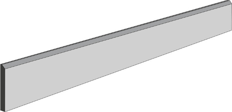 Плінтус (3.8x60) 603918 Batt. Flow Medium Grey - Flow з колекції Flow Mutina