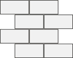 Декор 7,5x15 B&Wmarble Breach Hglo6 Mm Mur. Sf - B&W_Marble - 767460