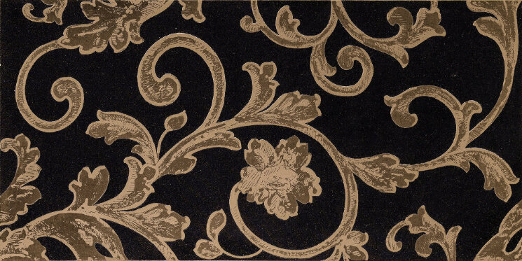 Декор (39x78) 02626900 Dec. Barocco Nero-Oro - Emote з колекції Emote Versace Декор (39x78) 02626900 Dec. Barocco Nero-Oro - Emote з колекції Emote Versace