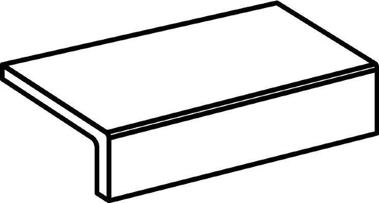 L-елемент Torrechiara Grip Elemento Elle - 15x30 125177 Pietra Castello з колекції Pietra Castello Monocibec