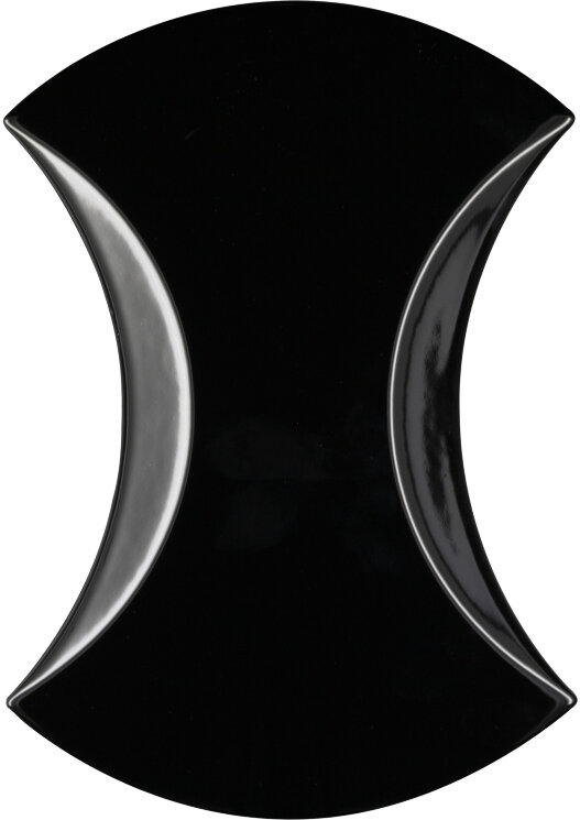 Плитка 15x21 Diavolo Concavo Negro-Diavolo з колекції Diavolo Cevica