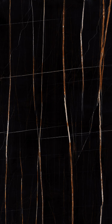 160x320 Grande marble look sahara noir lux rettificato stuoiato M8ZL з колекції Grande Marble Look Marazzi