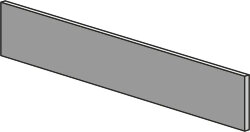 Плінтус Bora-Bora Rodapie RC1212 Pulido - 10x60  Bora-Bora