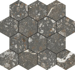 Мозаїка Volcano Hexa Nero - 27x29  Volcano