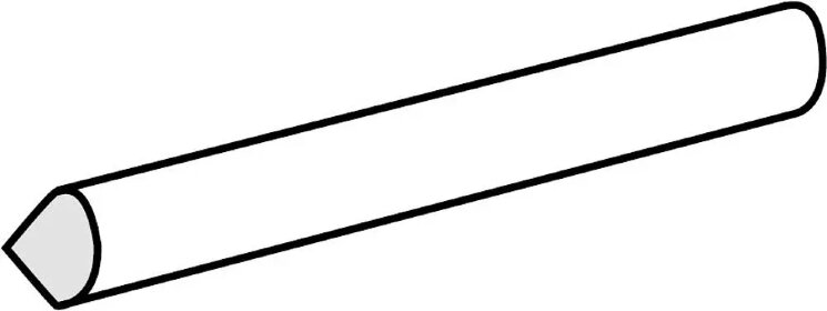 1.5x40 PROFILO JOLLY AZZURRO Tonalite Stek з колекції Stek Tonalite