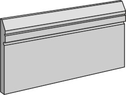 Плінтус Zoccolo Dover 10x20 Old England Ceramiche Grazia