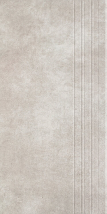 Плитка 30x60 Magnetik Grys Stopnica Prosta Nacinana Matt Paradyz з колекції Magnetic Paradyz