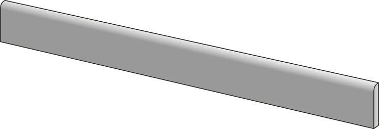 Плінтус 8x59.2 Kompact Skirting Black ret Aleluia Kompact з колекції Kompact Aleluia Плінтус 8x59.2 Kompact Skirting Black ret Aleluia Kompact з колекції Kompact Aleluia