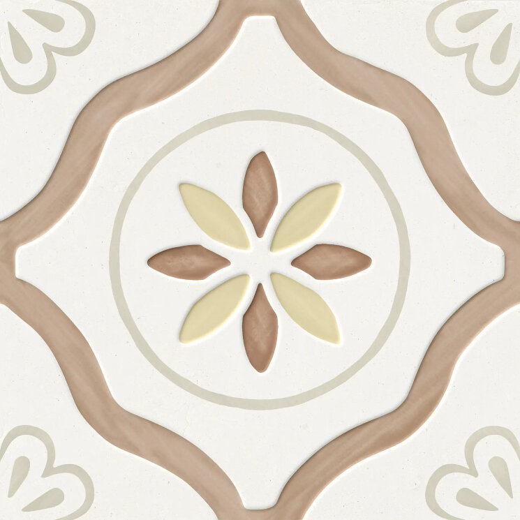 Плитка LLEVANT CLAY PETALS LT 22 3 - 22.3x22.3 40462 Llevant з колекції Llevant Harmony Плитка LLEVANT CLAY PETALS LT 22 3 - 22.3x22.3 40462 Llevant з колекції Llevant Harmony