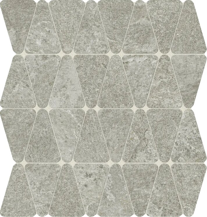 Мозаїка 31x34.5 J095 ARKIQUARTZ TITANIUM TRIANGLE TESSERE Marca Corona Arkiquartz з колекції Arkiquartz Marca Corona