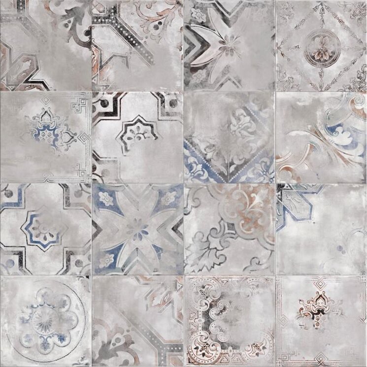 Декор Re-used Mix Grey 20x20 Play ABK з колекції Play ABK