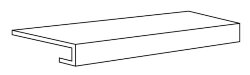 Сходинка (34x61.5) LEVEL GRADINO COSTA RETTA ANTHRACITE x4 - Level