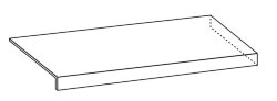Кутова сходинка (33x61.5) CSAAEDNG61 Gr. Elle 61Dx Na. Gr. - Native