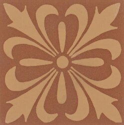 Вставка Cardigan Buff On Red 5.3x5.3 Victorian Floor Tiles Original Style