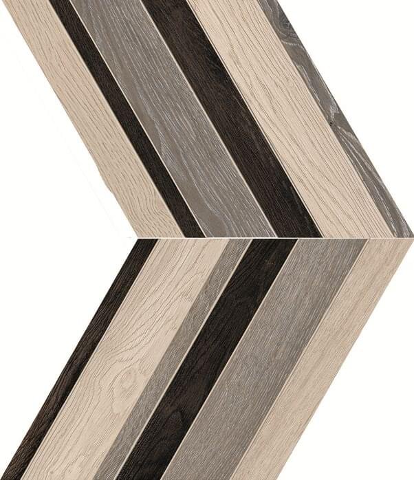 Мозаїка Chevron Multi Grigio/Bianco/Nero 29.4x34 Provoak Provenza з колекції Provoak Provenza