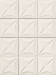 Плитка (20x20) E063 4D.FLOWER WHITE 20 - 4D