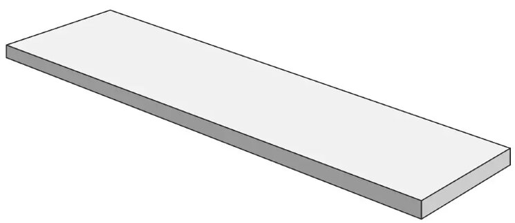 33x120 99370 Gradone AngolareDxWhite Cerdisa Beton Design з колекції Beton Design Cerdisa