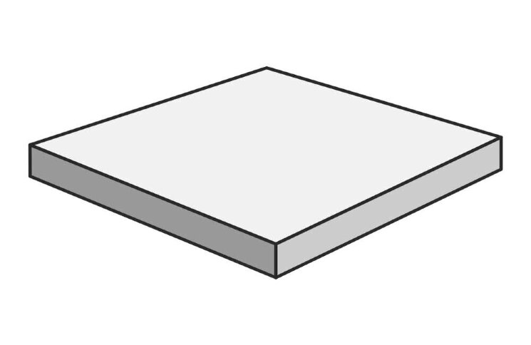 Кутова сходинка (33x33) ATEG Marvel Bardiglio Grey Scalino Ang. Dx - Marvel Stone з колекції Marvel Stone Atlas Concorde