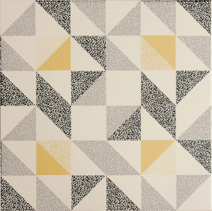 Декор Saltram Yellow And Black On Chalk 29.8x29.8 Odyssey Original Style з колекції Odyssey Original Style