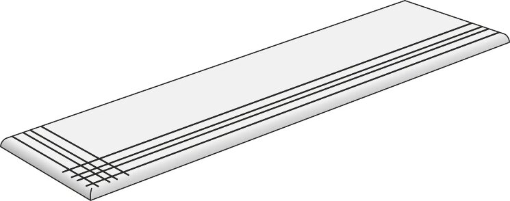 30x120 Statuario Pelda?o angolo canto romo striped Durstone Statuario з колекції Statuario Durstone