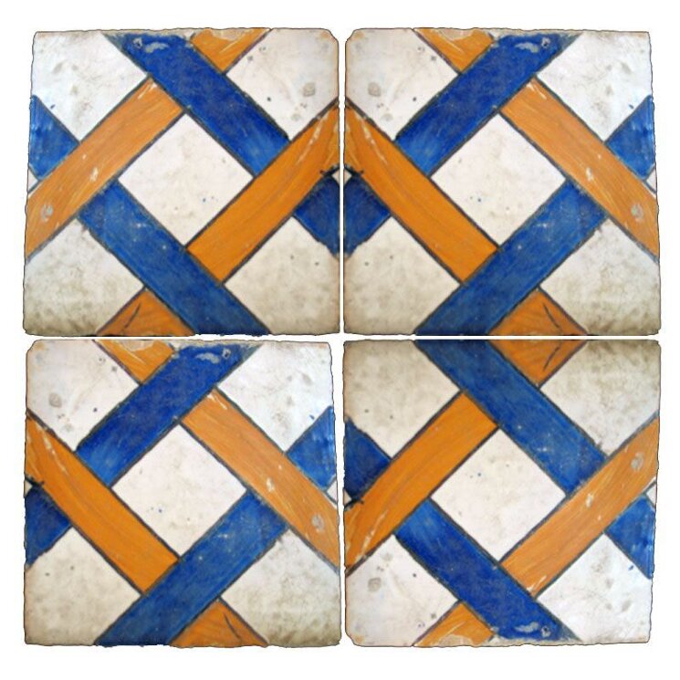 Декор (15x15) Piastrelle Maioliche Repro 057/B - Maioliche Repro з колекції Maioliche Repro Scianna