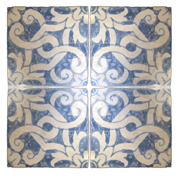 Декор (20x20) Piastrelle Maioliche Repro 080/C - Maioliche Repro з колекції Maioliche Repro Scianna