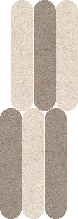 Мозаїка Krm Curves Avorio Fango - 20x60 KRM448N Khroma з колекції Khroma NovaBell