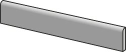 Плінтус 8x45 M5WC Appeal Grey MattBt Marazzi Appeal