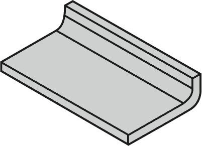 Плінтус 5x10 Cove Base Grey25 - Pro Architectura - 3570 PN09 0 з колекції Pro Architectura Villeroy Boch