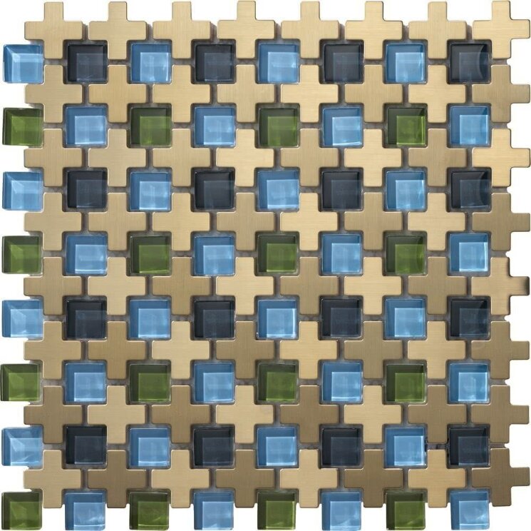 Мозаїка (30.4x30.4) Dl.0388 34,5X34,5x8 / 23X23x8 - Dialoghi - Positivo з колекції Dialoghi - Positivo Mosaico piu