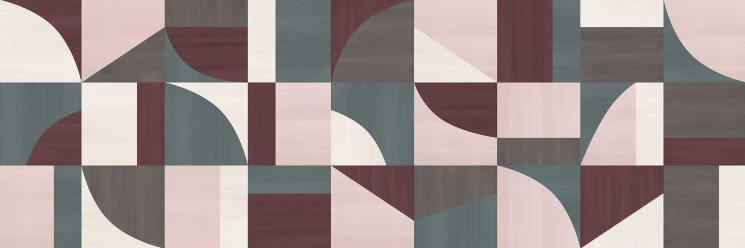 Плитка 40x120 Eclettica Cream Decoro Carioca - Eclettica - M1AN з колекції Eclettica Marazzi