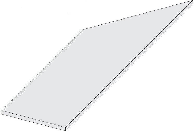 Кутова сходинка (40x120) 76171 Gradone Bordo 40-SX costa toro Kamba Nat.Ret. - Amazon з колекції Amazon La Fabbrica Кутова сходинка (40x120) 76171 Gradone Bordo 40-SX costa toro Kamba Nat.Ret. - Amazon з колекції Amazon La Fabbrica