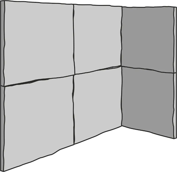 L-елемент 7.5x15 J90463 Timeless 3DAngolo InternoEcr? Rondine Timeless 3D з колекції Timeless 3D Rondine
