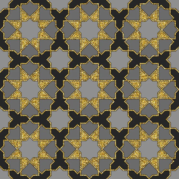 Плитка 50x50 orient.01 - luxury Shiny Glass Tiles Orientale з колекції Orientale Shiny Glass Tiles