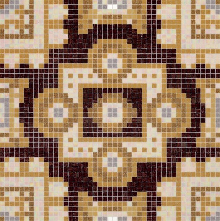Мозаїка (97x97) Silk Brown - Decori 20 з колекції Decori 20 Bisazza