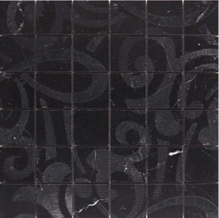 Декор (30.5x30.5) Kimberly 50Nero - Charme з колекції Charme Lithos Mosaico