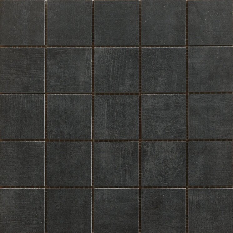 Мозаїка 30x30 Factory Black Mosaico Abitare Factory з колекції Factory Abitare