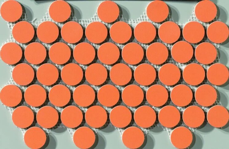Мозаїка (35x20.5) 76549- (Diam.3,5)Orangesurete - Smarties з колекції Smarties Settecento