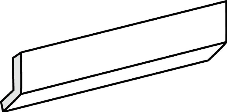 L-елемент (2x15) EST/DIA.VE Angolare Esterno Diamante Verdone - Diamante з колекції Diamante Tonalite
