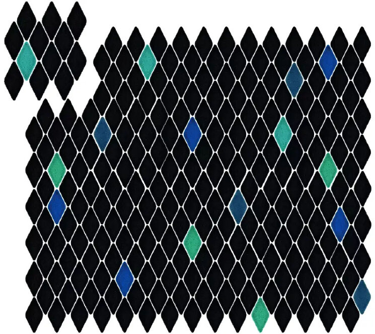 Мозаїка Mos Tinturi Sete S 5 - 23x24.5 1076010 Tinturi з колекції Tinturi Cerasarda Мозаїка Mos Tinturi Sete S 5 - 23x24.5 1076010 Tinturi з колекції Tinturi Cerasarda