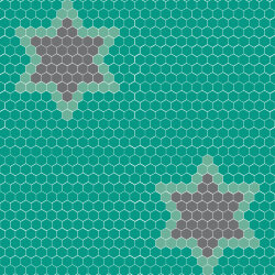 Мозаика 33,2x33,2 Estrellas Non-Slip 3-Natural